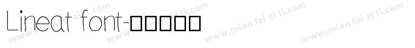 Lineat font字体转换